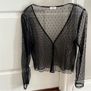 Mesh cardigan